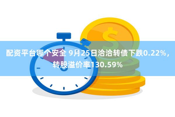 配资平台哪个安全 9月25日洽洽转债下跌0.22%，转股溢价率130.59%